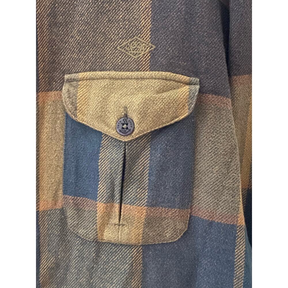 10.Deep Tenth Division Flannel Shirt Jacket M Xlarge View 3